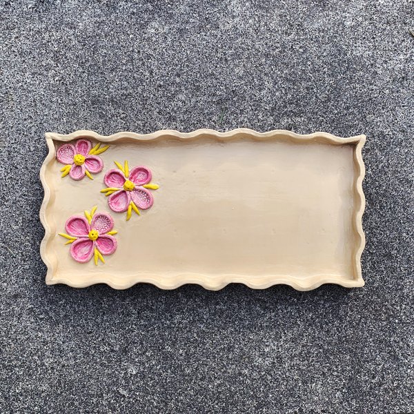 Kuchenplatte «Blumen»